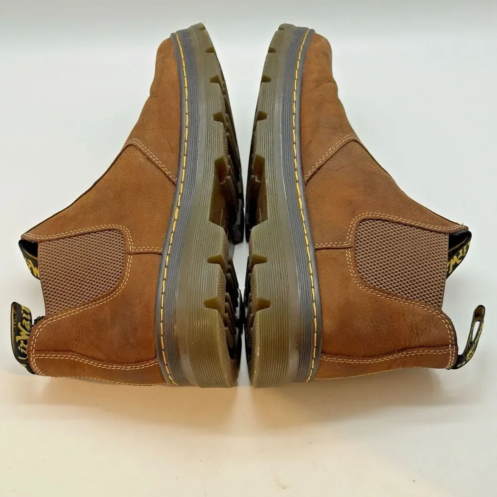 Dr. Martens Hardie II Chelsea Boots Men's 13M Brown Leather Twin Gusset Ankle